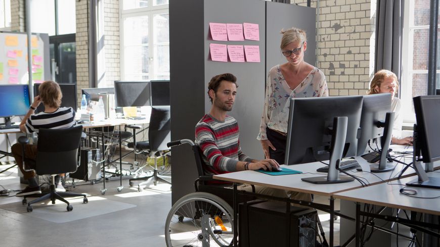 Les initiatives pour l'emploi des handicapés en France