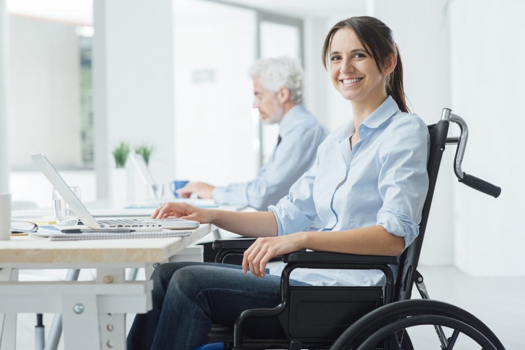 handicapées visuelles sur le marché du travail en France